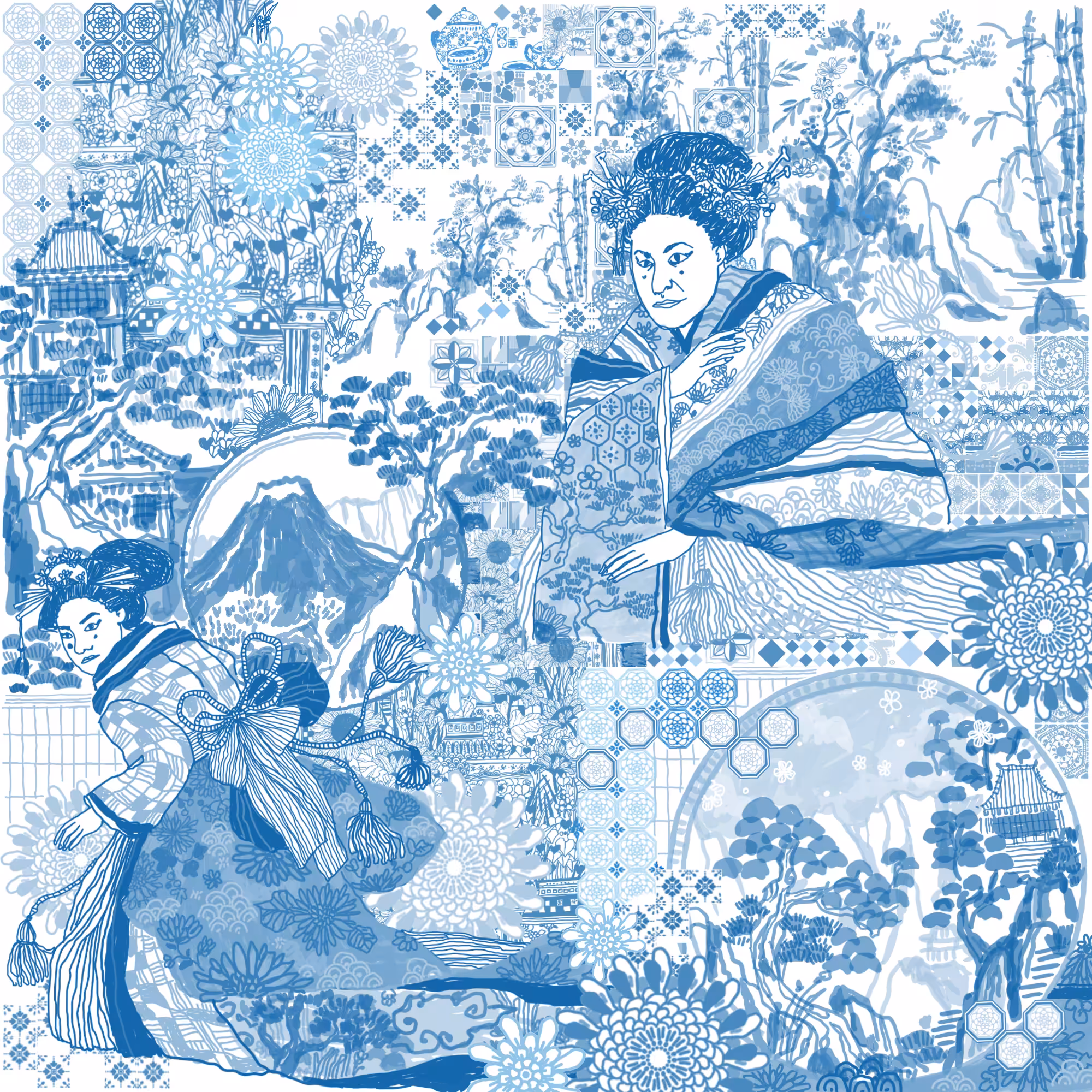 many shades of blue 003
