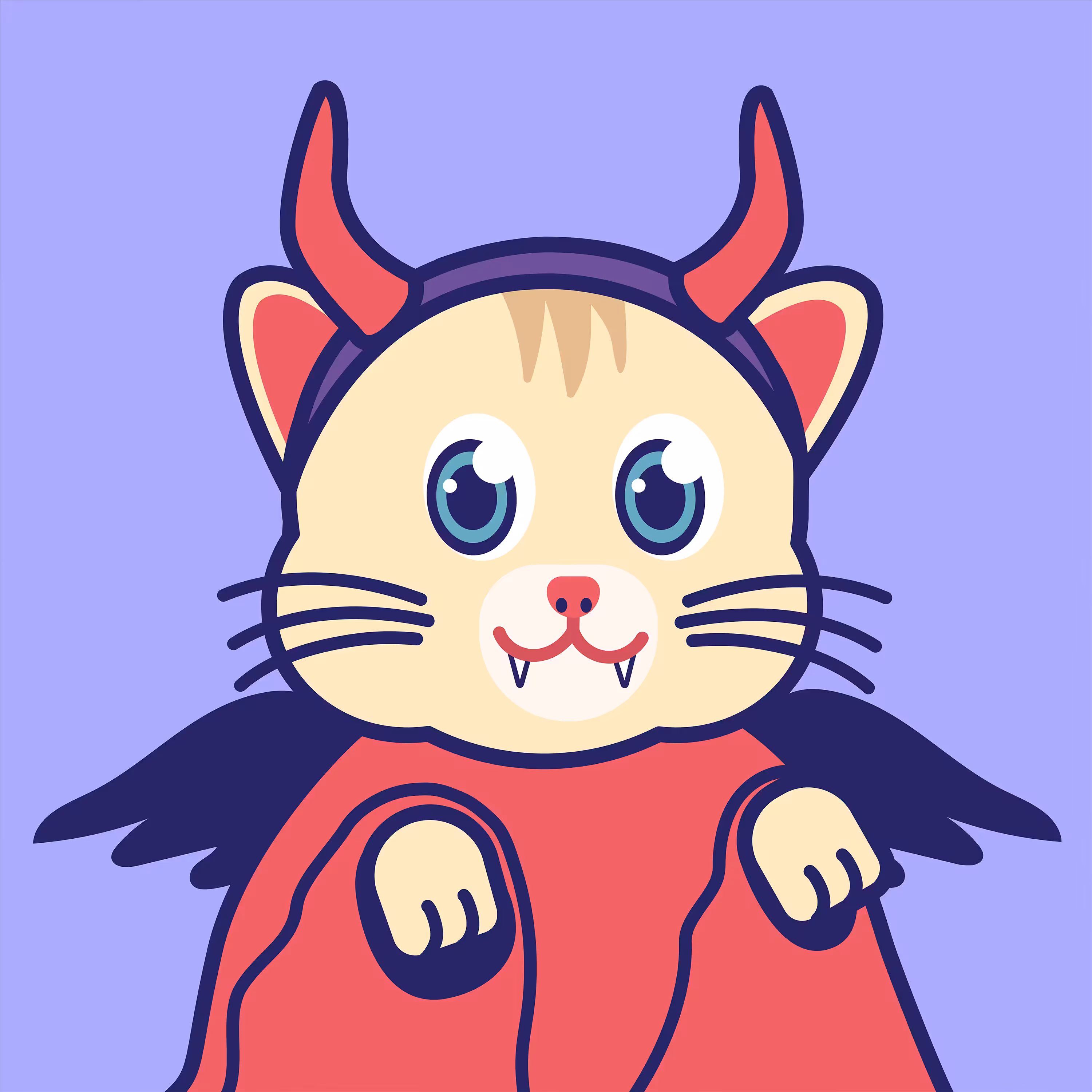 Kiddy Cat Halloween Series | Satan