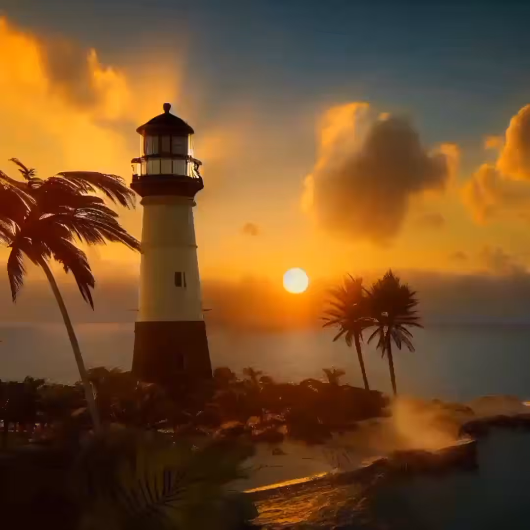 Lighthouse 5 - Tropical Sunset