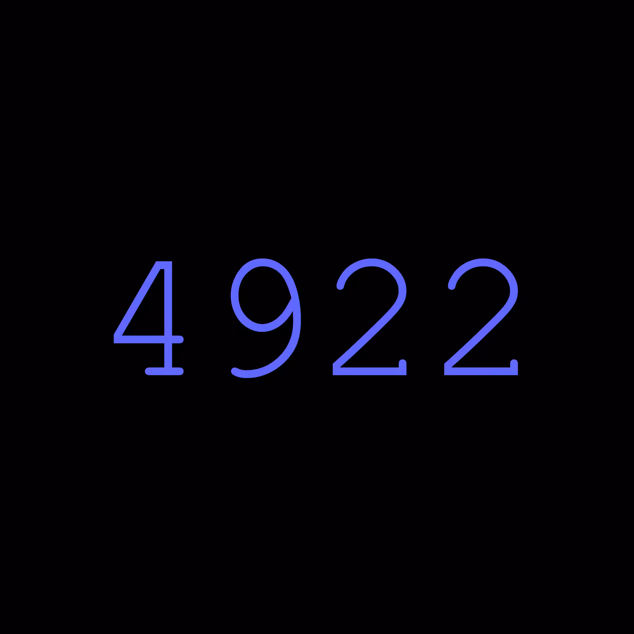 4922