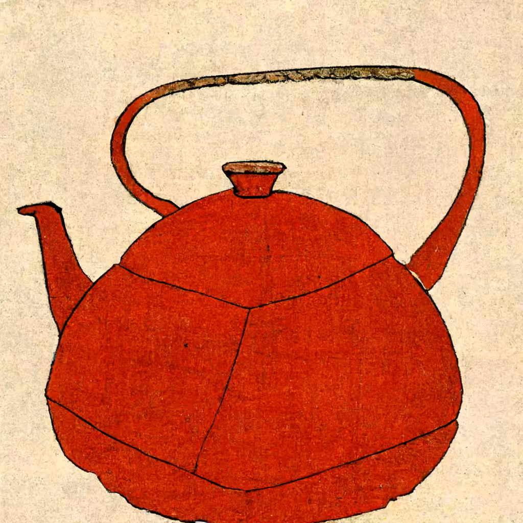minimalistic red clay yixing teapot (宜興)