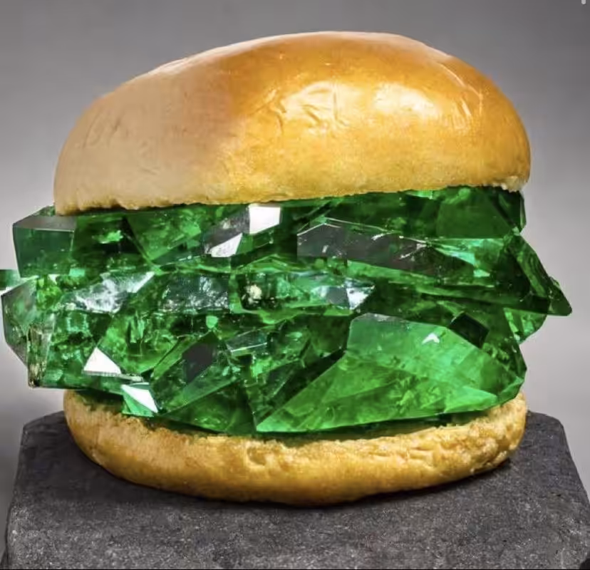 Anonymous Nobody’s Not-So-Supermarket: Green Jello Sandwich