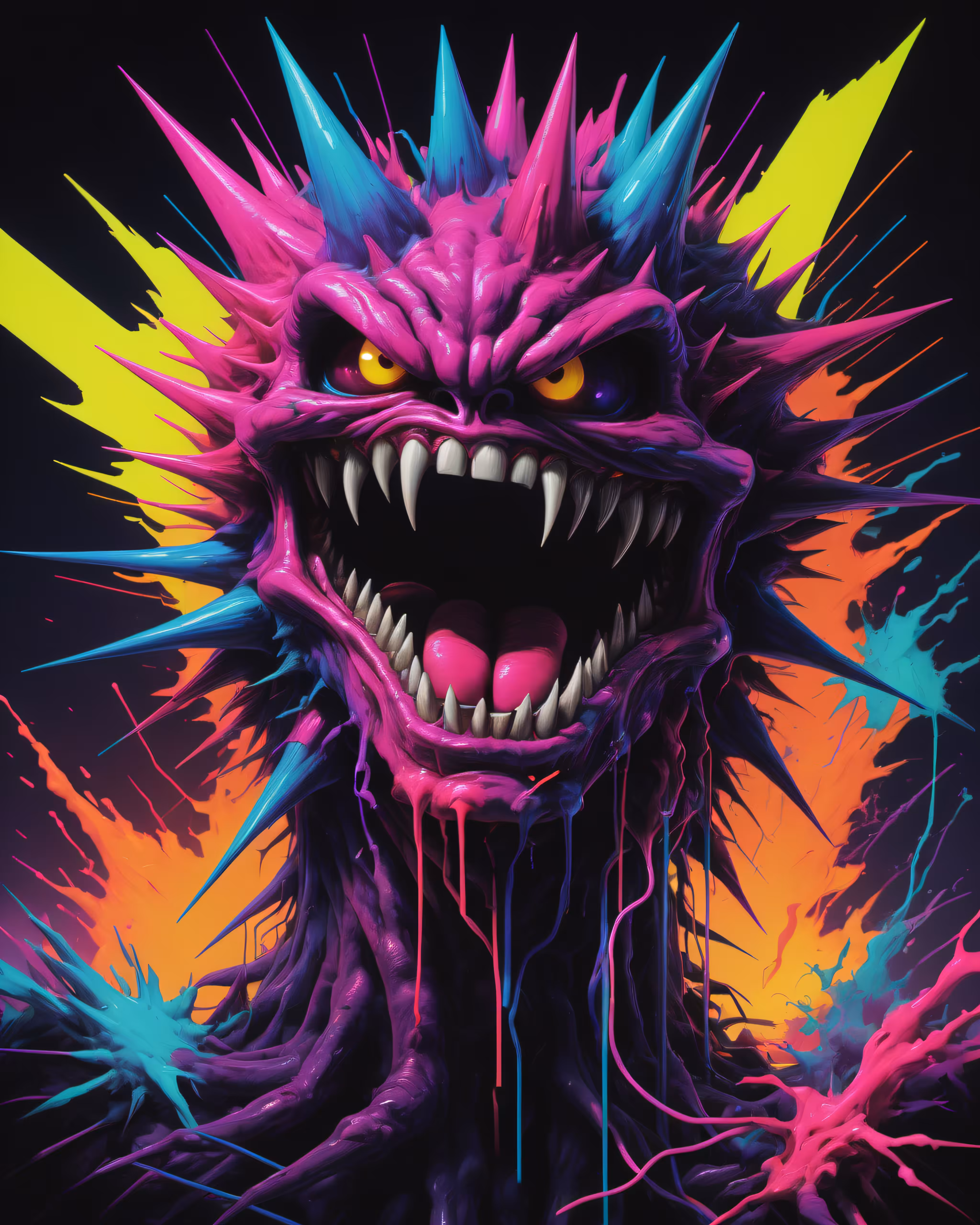 Synthwave Monster #3