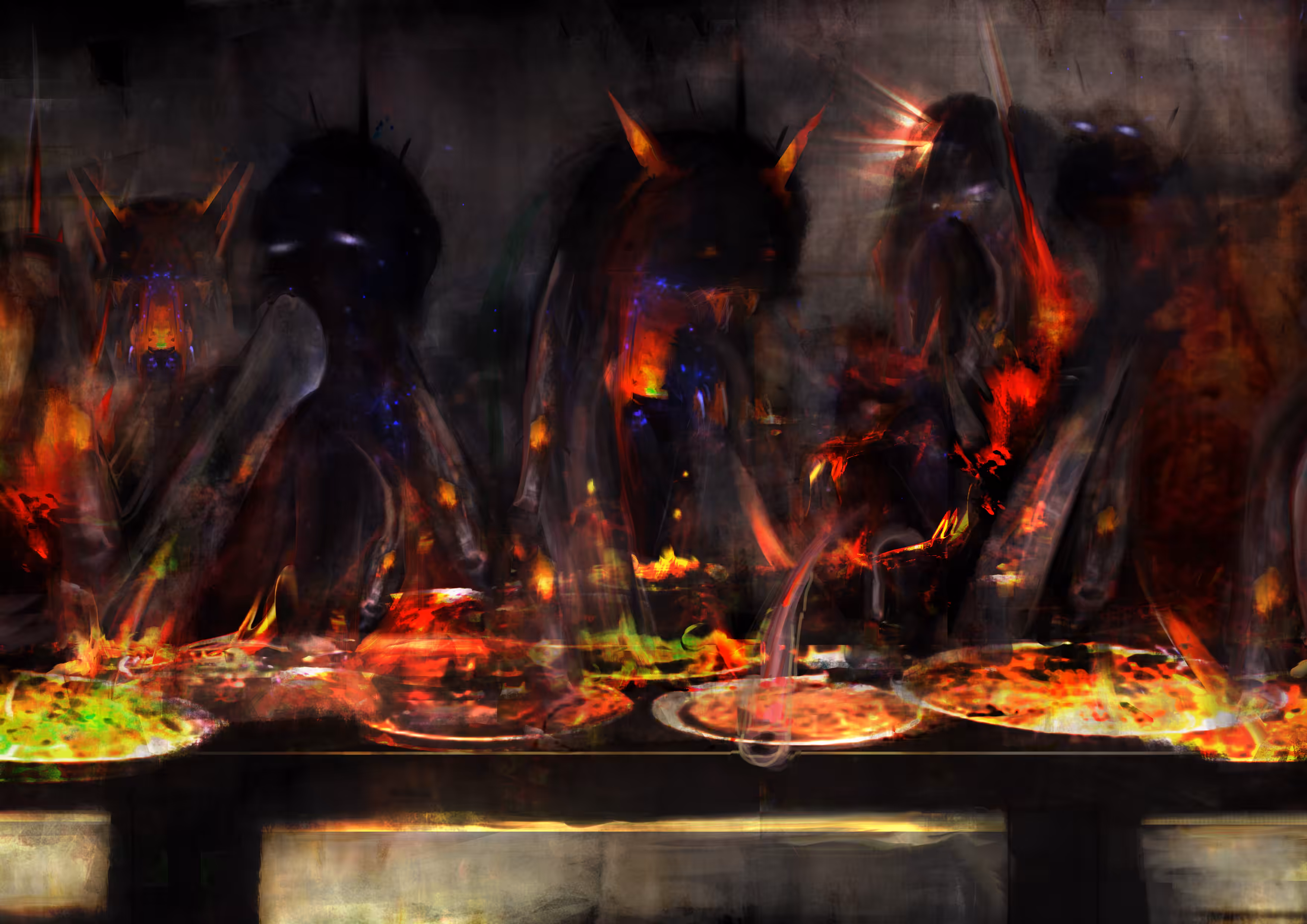 Feeding Time in Hell