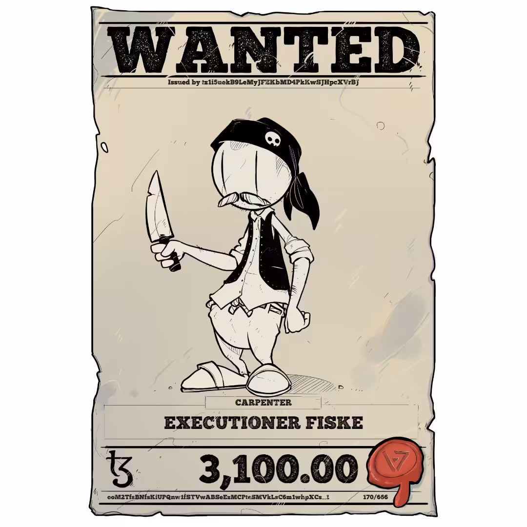 EXECUTIONER FISKE | TEZOS PIRATE 170/666