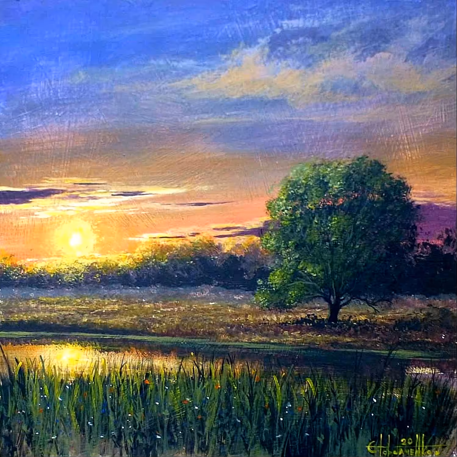 Sunset in Ukraine
