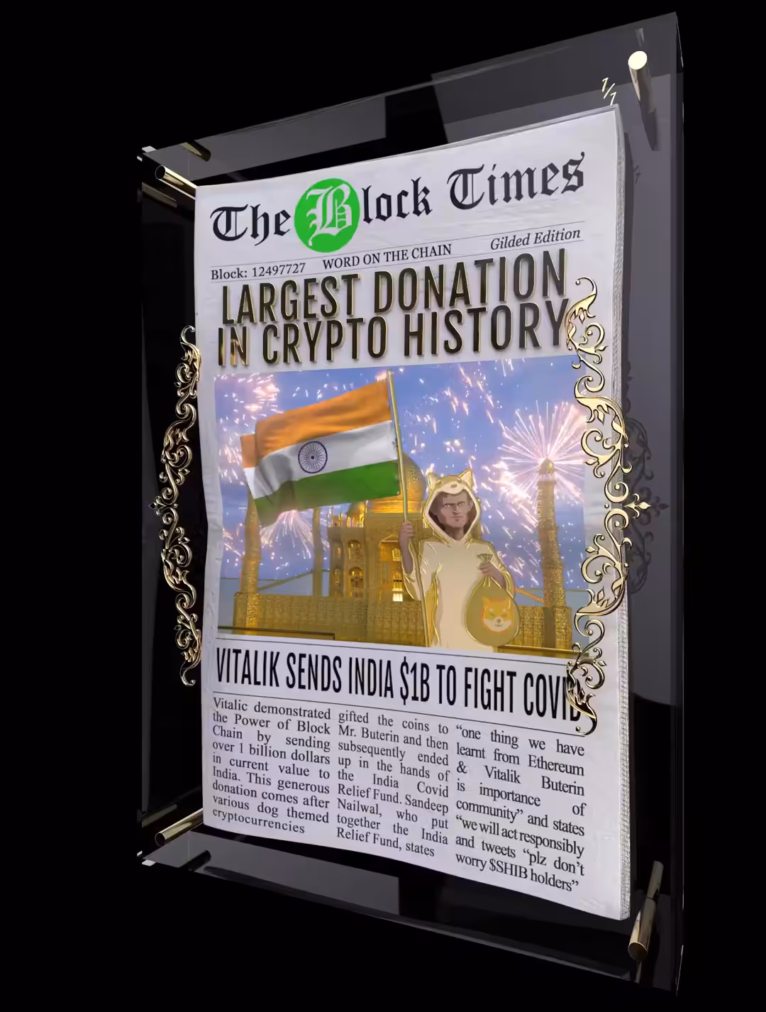 Meme Moon Mission: Largest Donation in Crypto History | Gilded