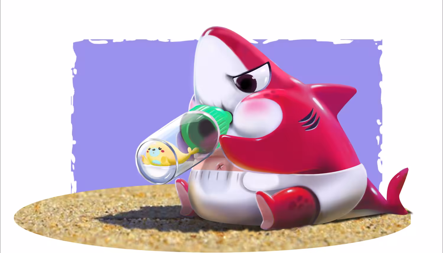 Baby Angry Shark