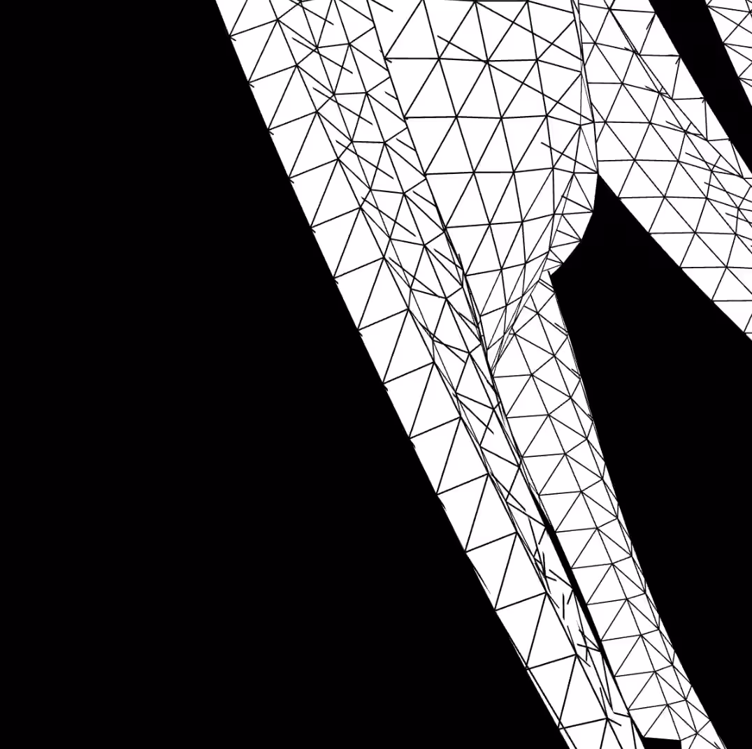 Rodeo posts: Window 158 (mono drape)