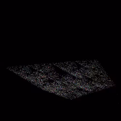 abstract random pixel and color
