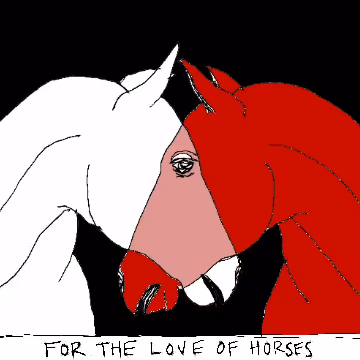 for the love of horses.