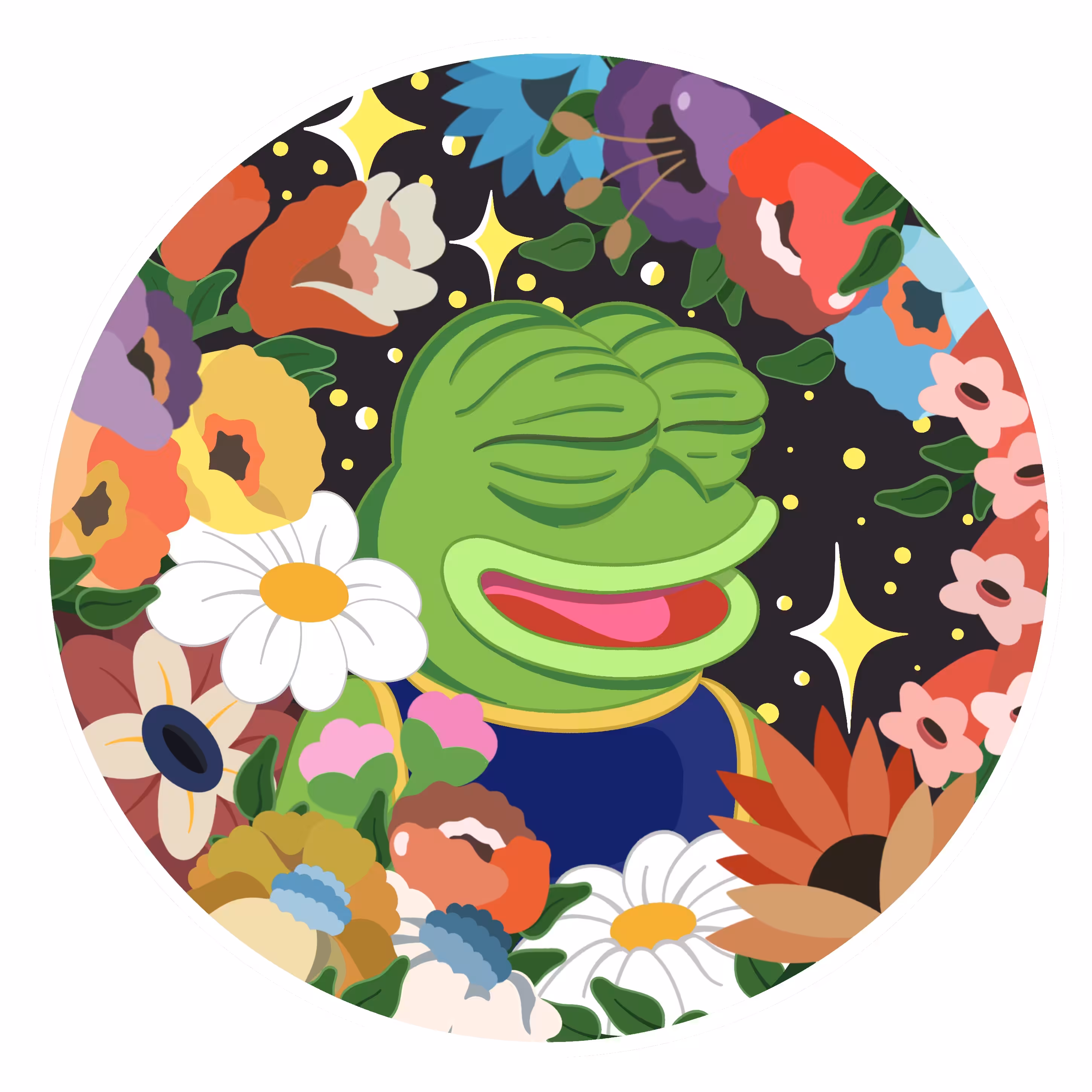 Blooming Pepe