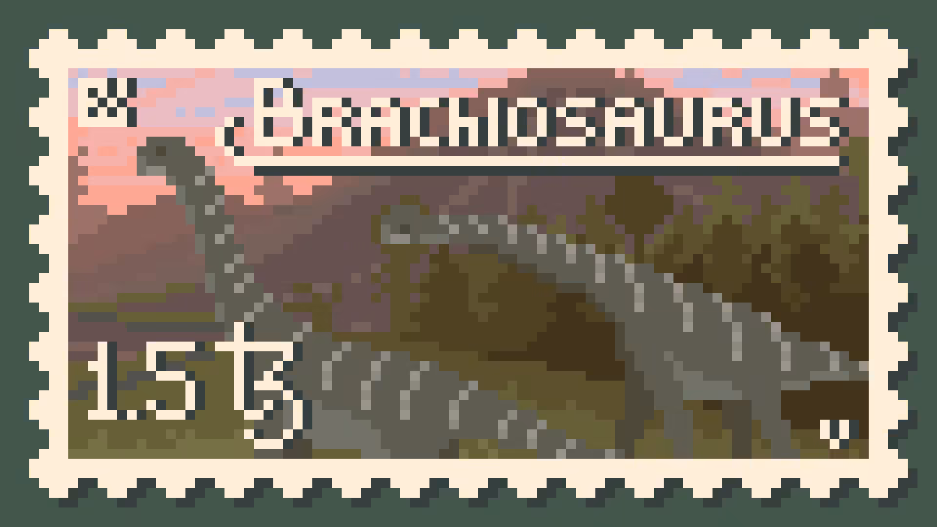 Morrison Stamps - Brachiosaurus altithorax