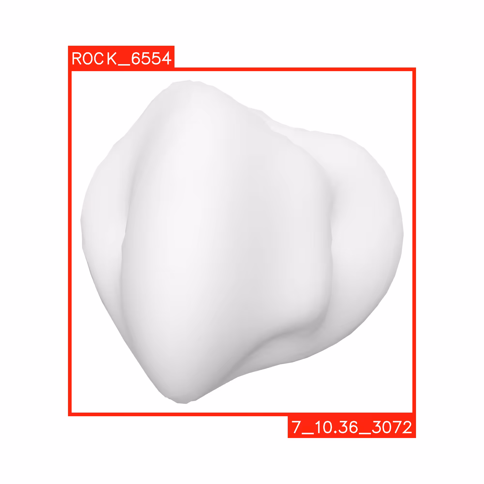 UNSHADED ROCKS: ROCK 6554