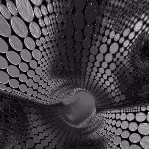 Tunnel of circles