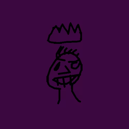 Basquiat Doodles: Basquiat #3171