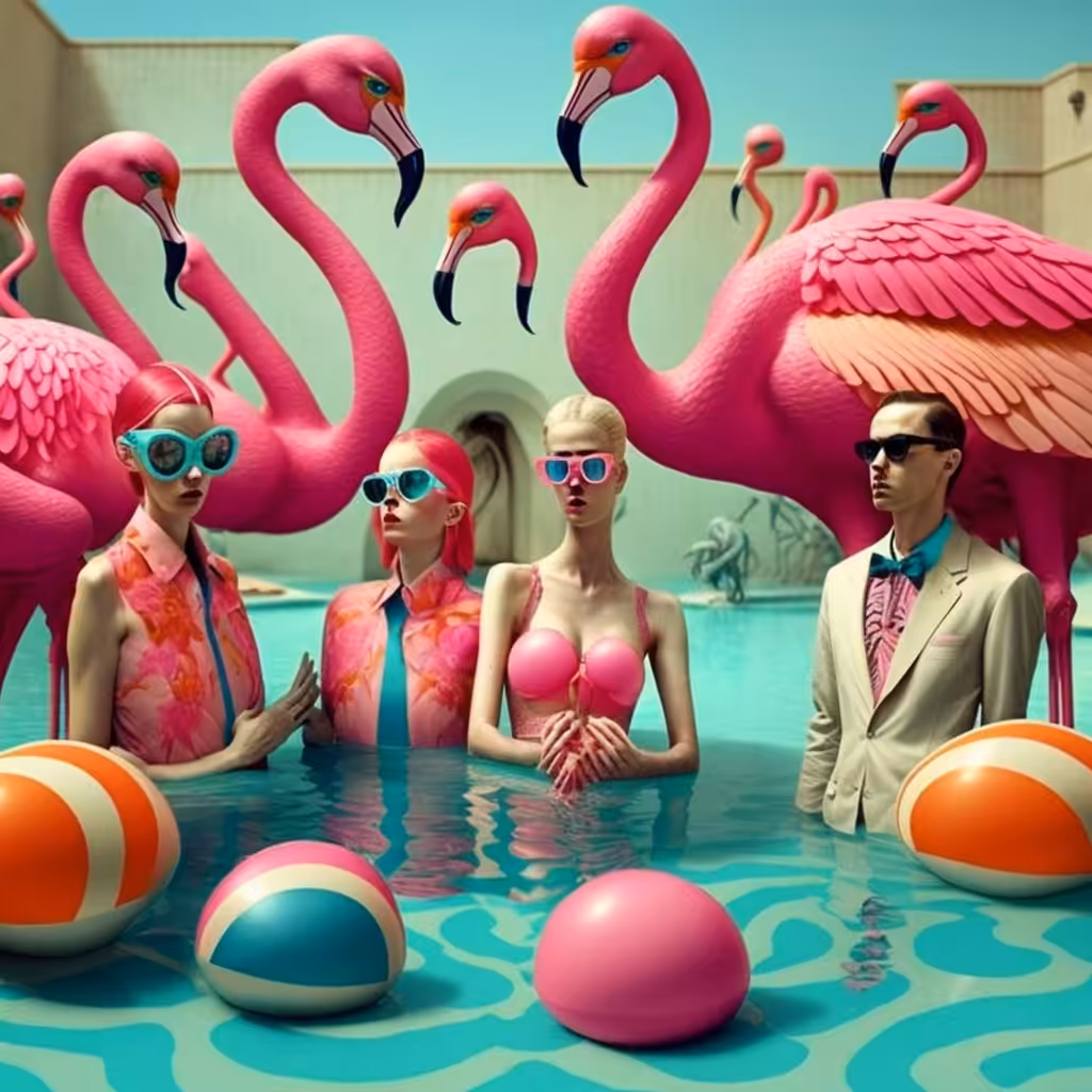 Fashion Flamingos #5
