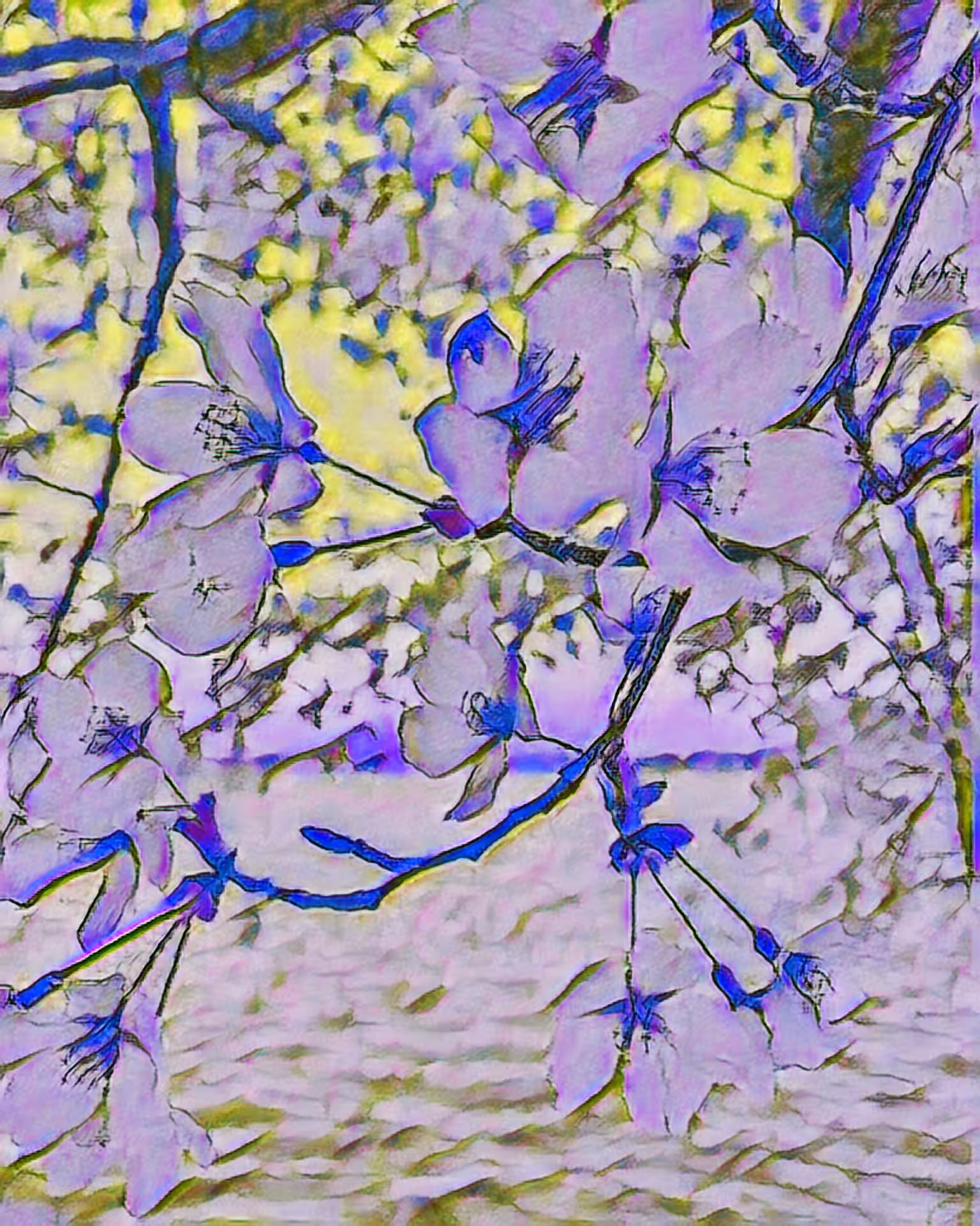 DC Cherry Blossoms - Purple Dream