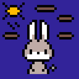 its rainy bunny day