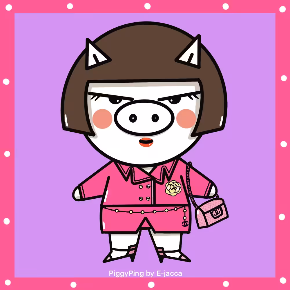 E-jacca_NFT_PiggyPing & Chanel