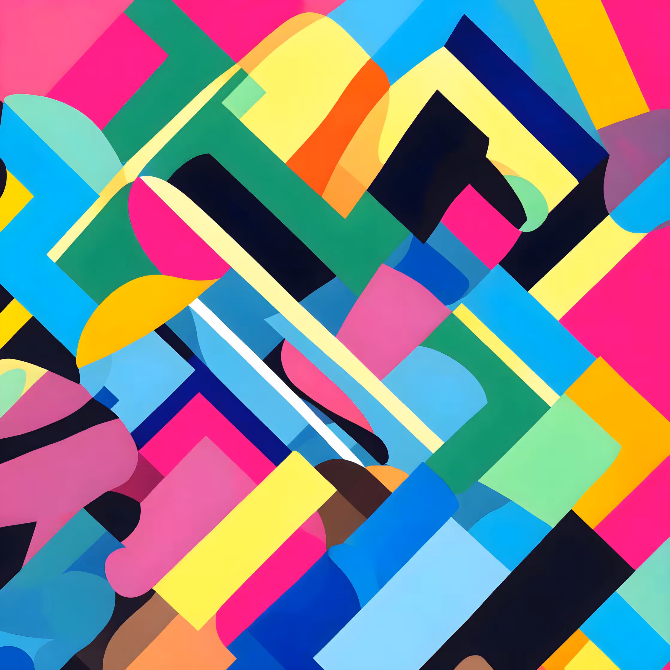 AI Colour Studies: AI Colour Study 028