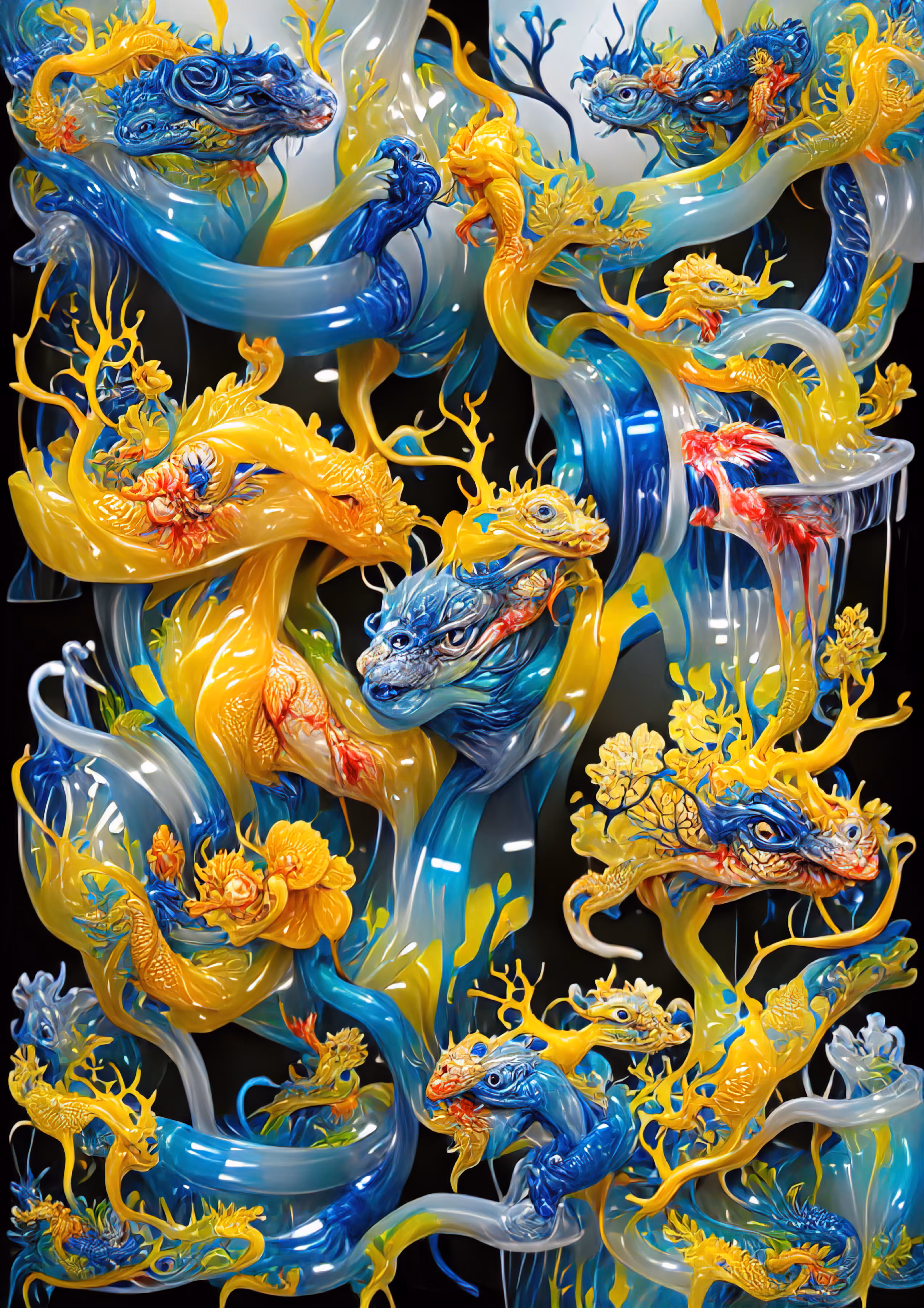Glass Dragons