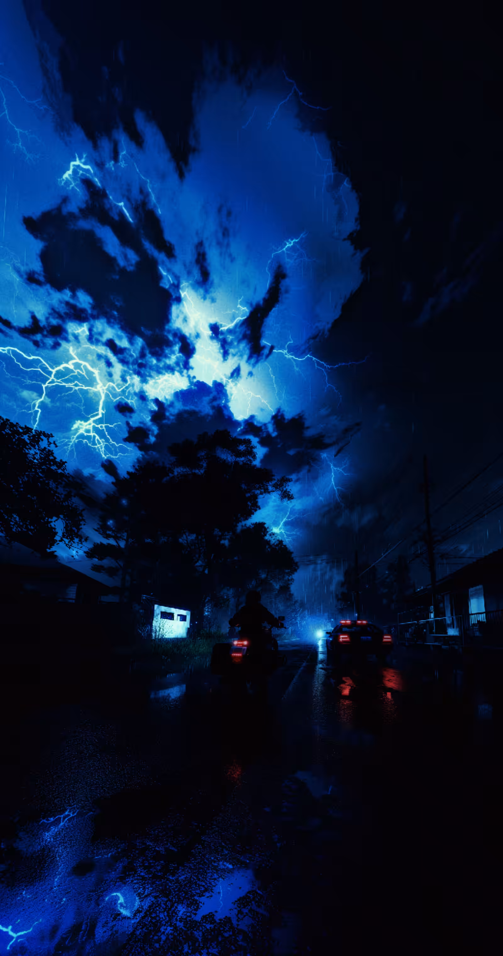 Stormy Streets and Neon Dreams