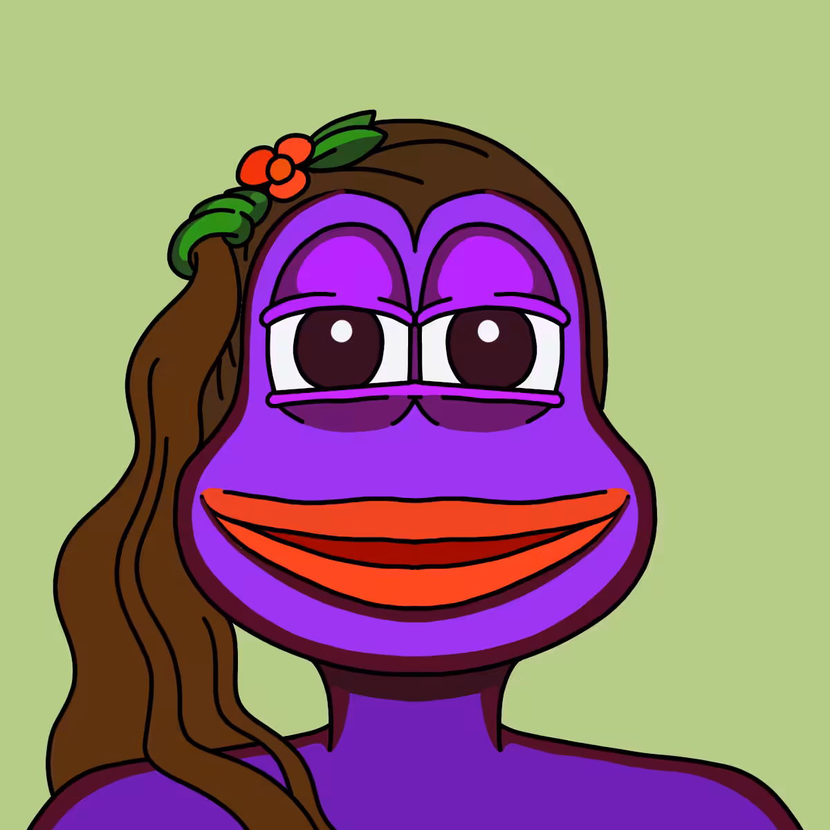 Hedz: |Hedz| Froggy Cutie Purp