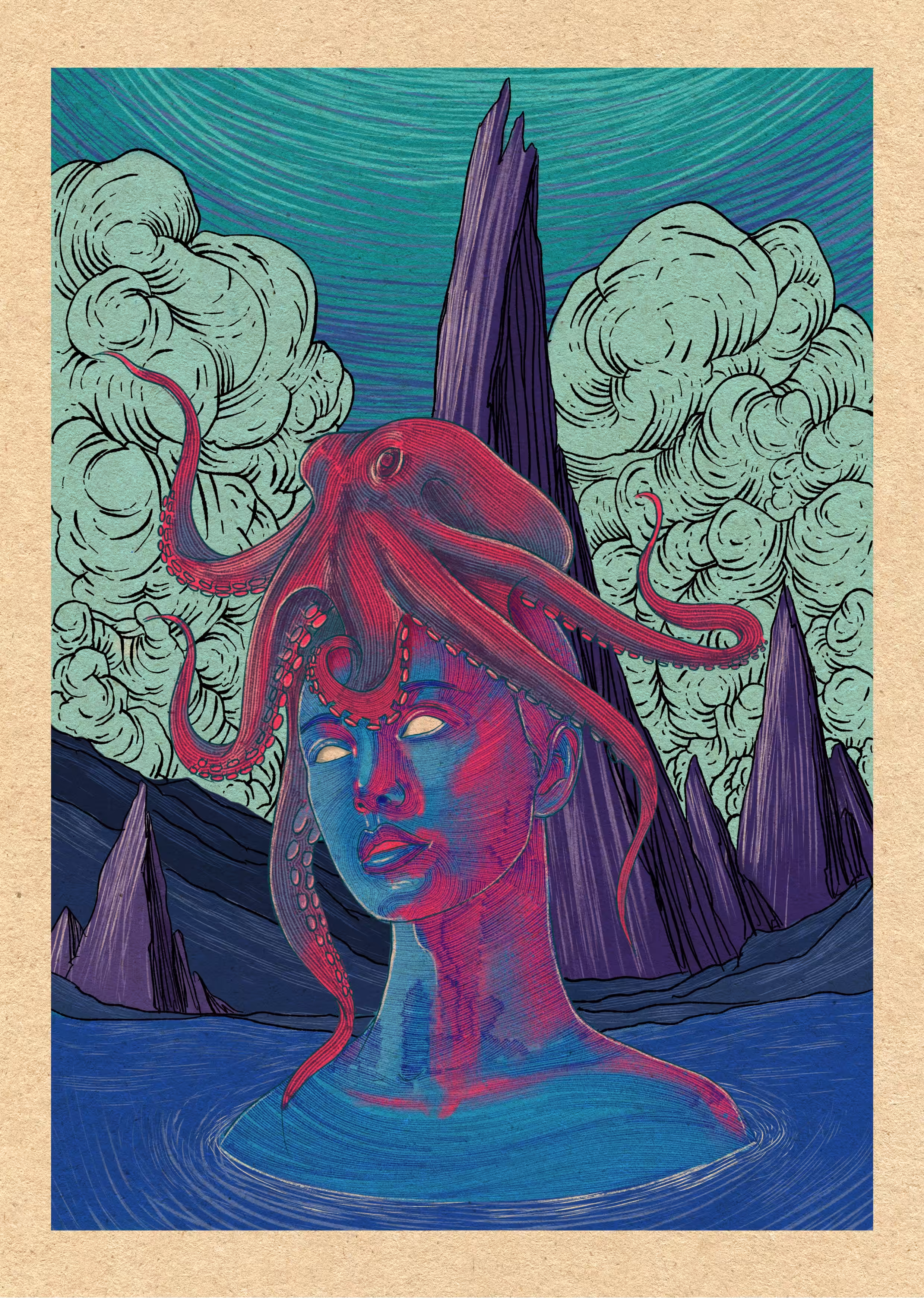 Human in octopus 3