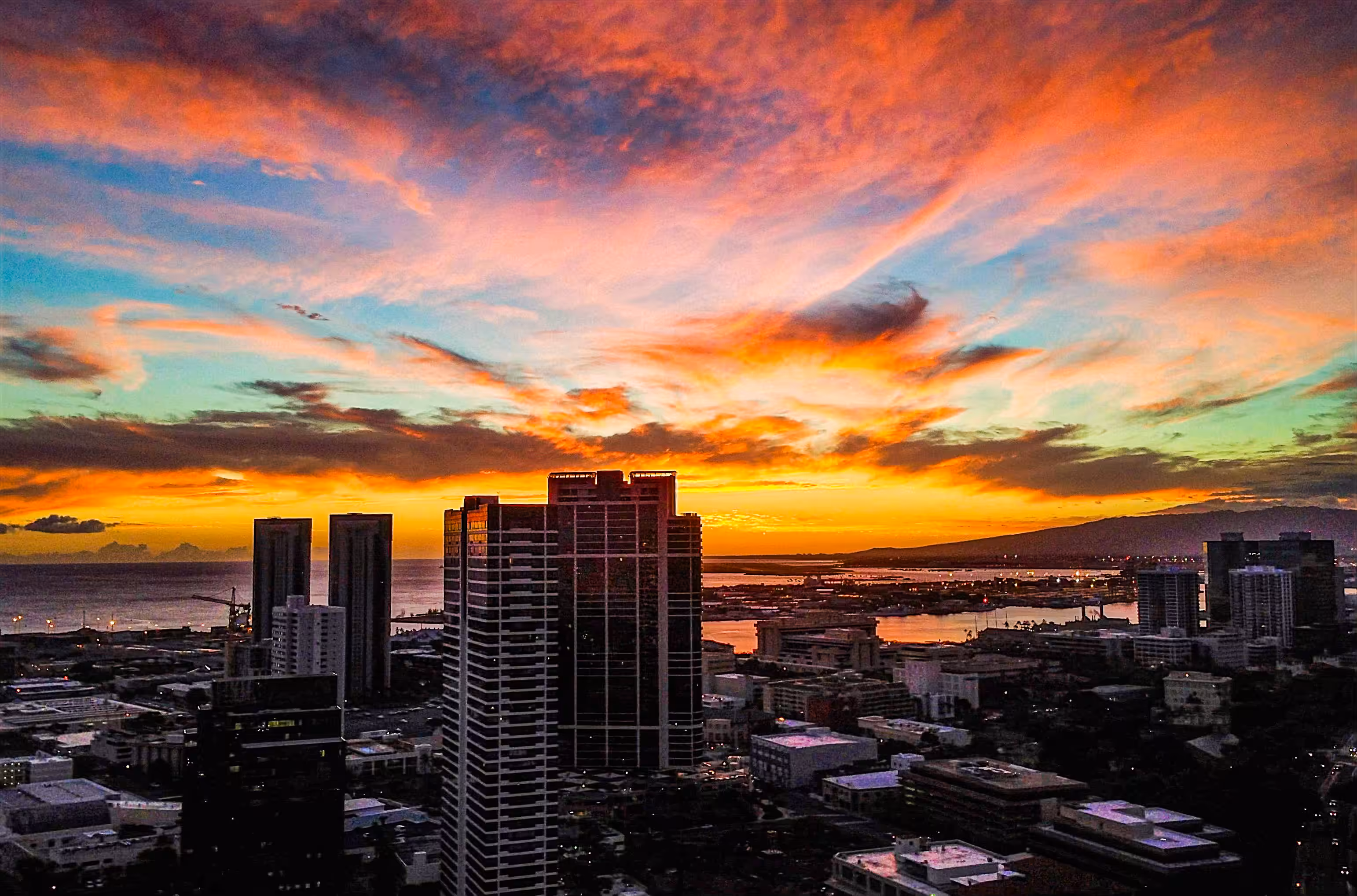 Honolulu Fire Sky