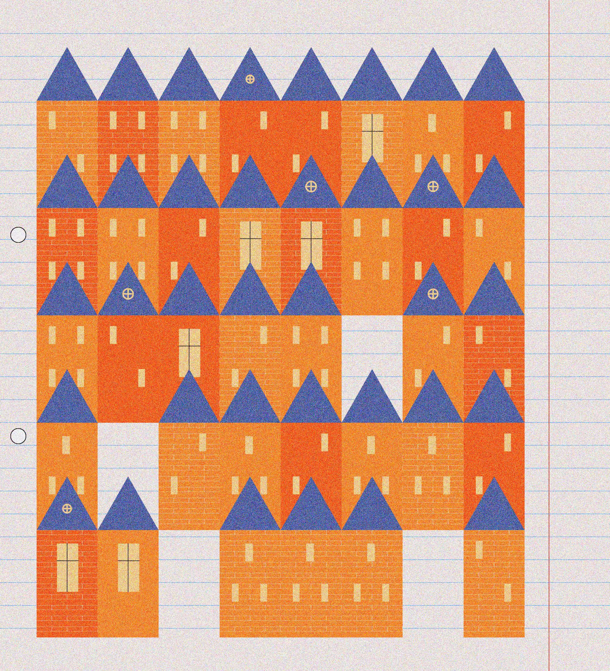 sketchbook page 7: neighbourhoods #11