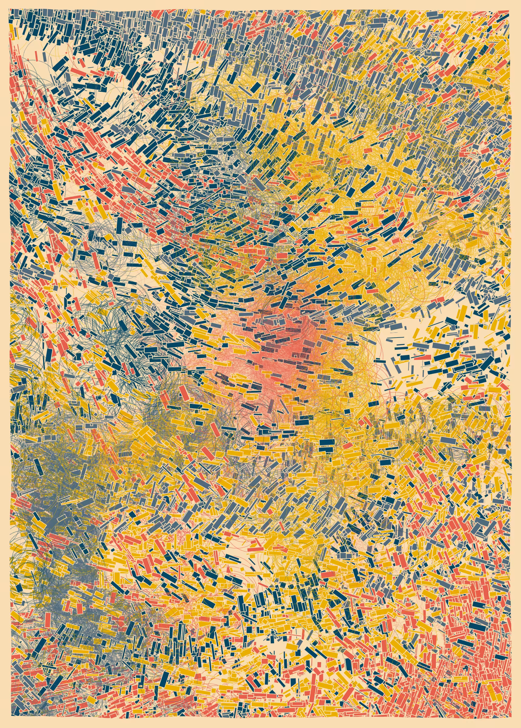 A joyful depiction of chaos
