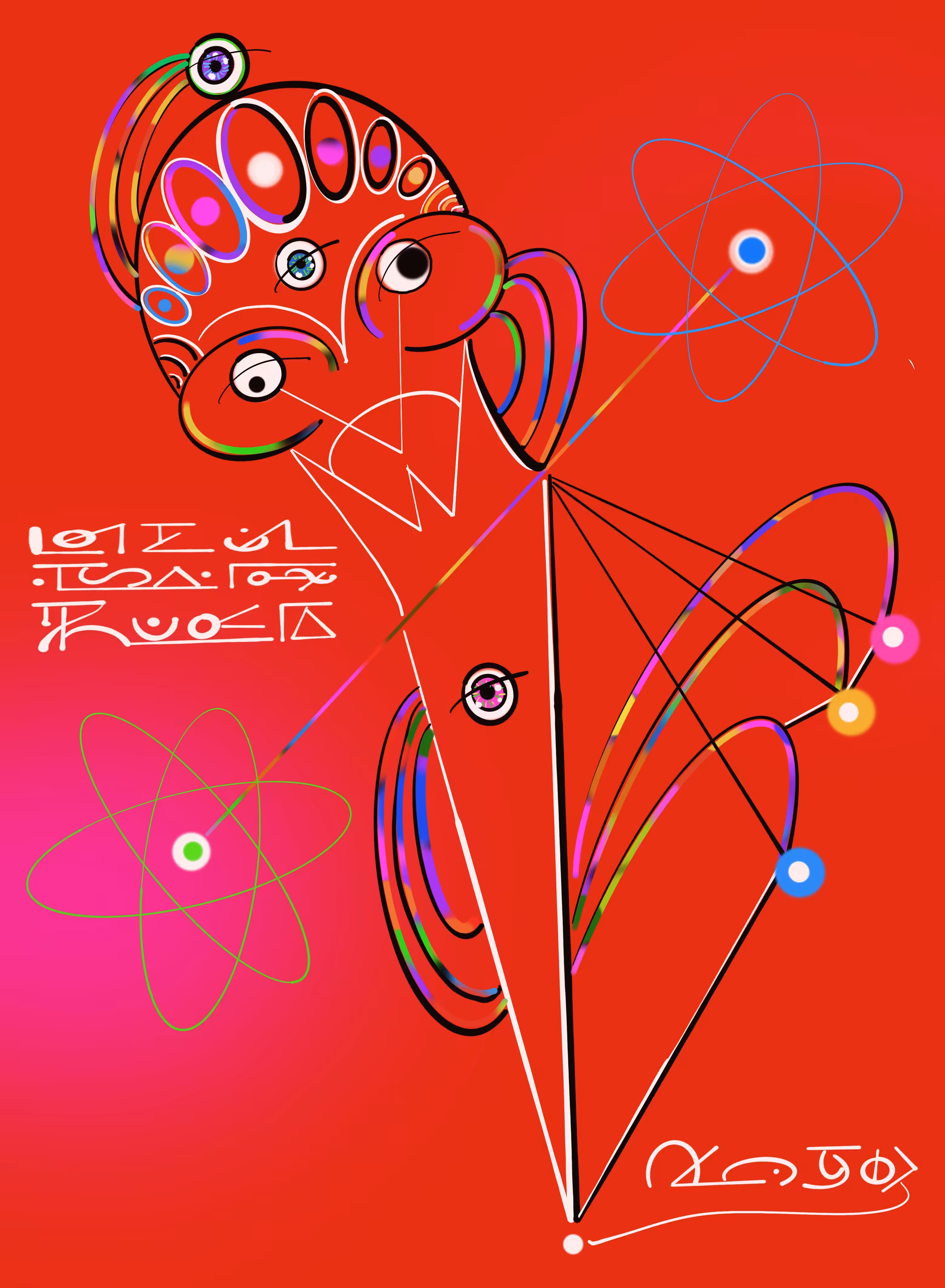 Quantum-Superposition Bodhisattva Wenshu