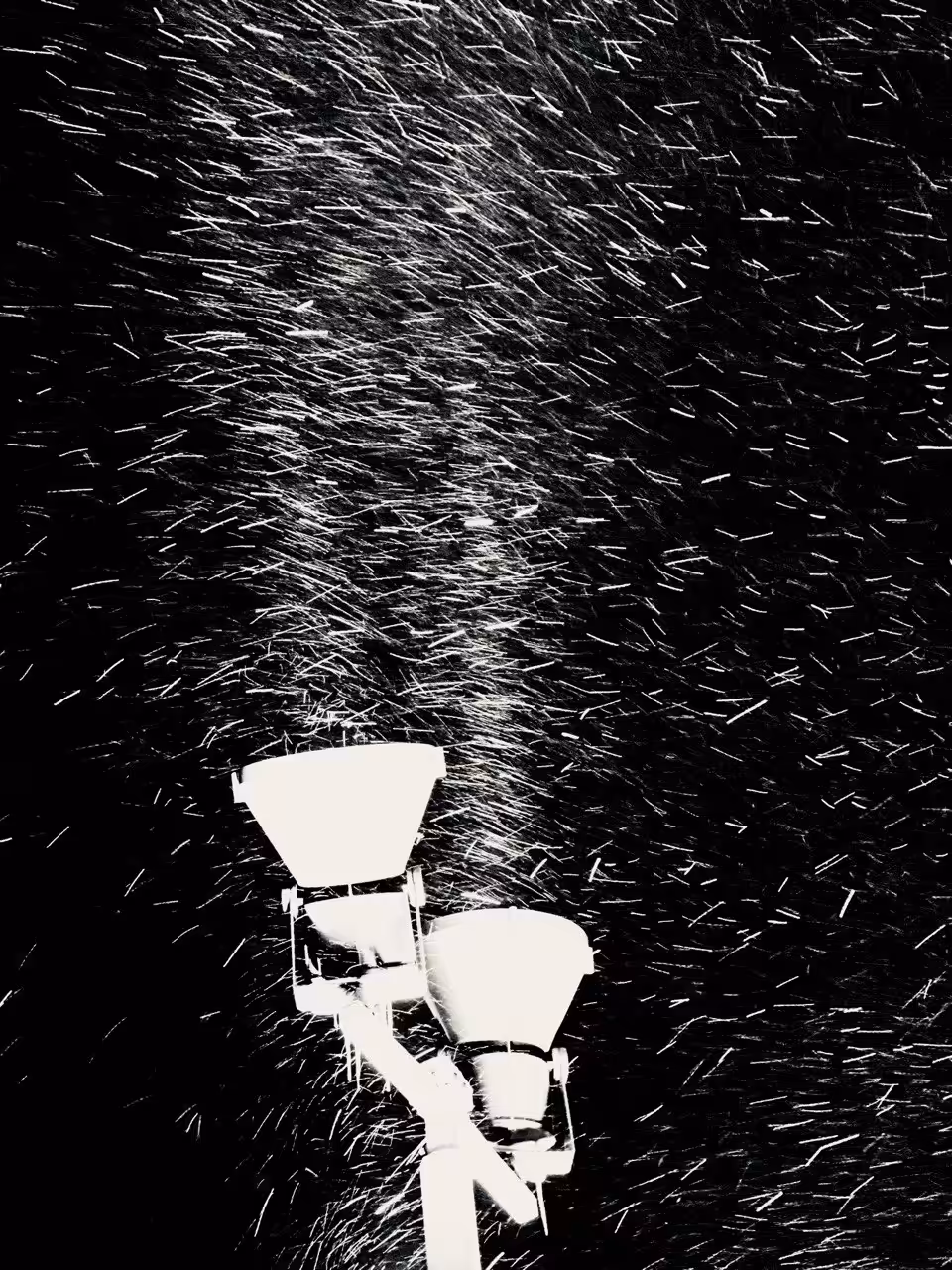 Snow whirlwind