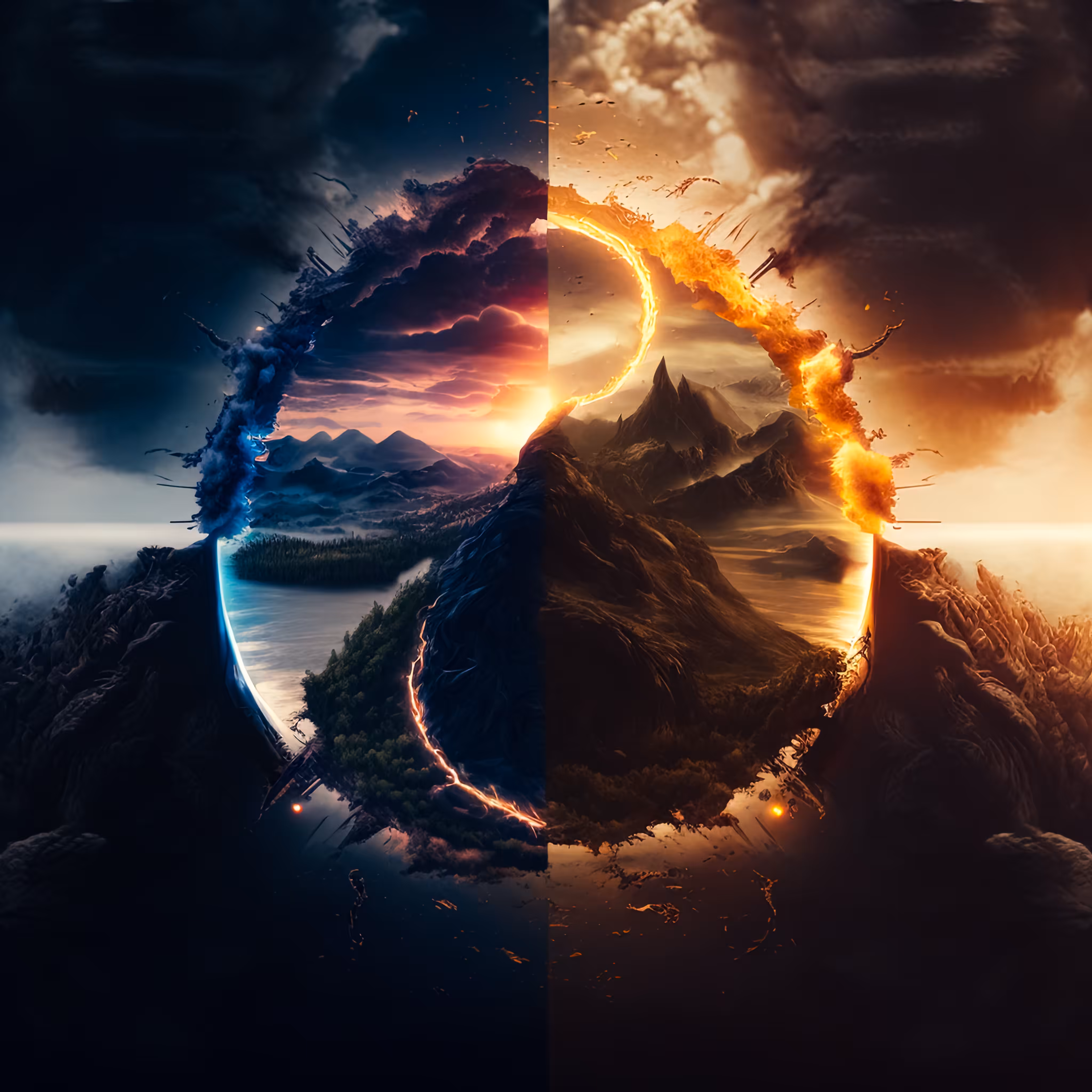 Clash Between Good and Evil