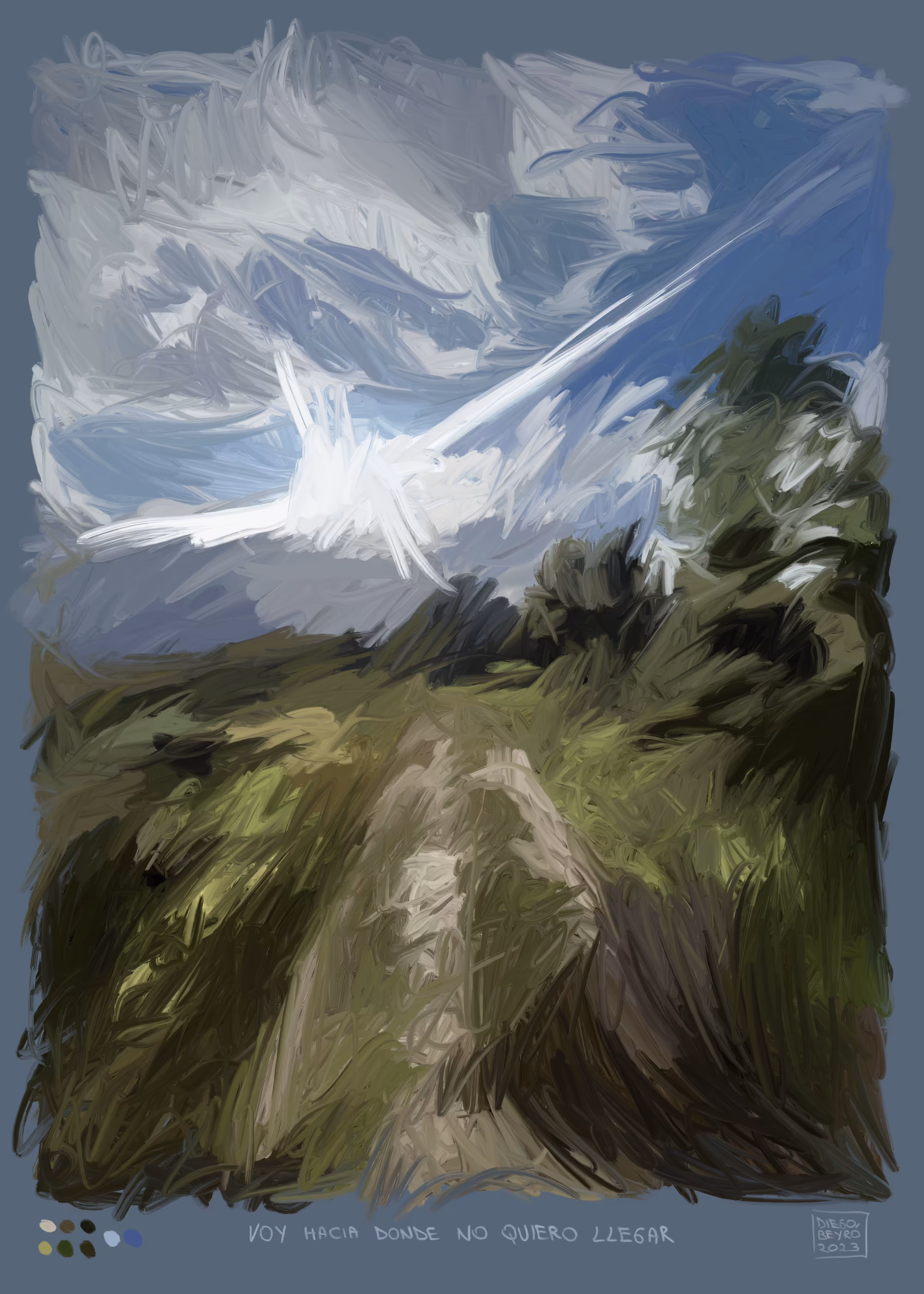 I'm going towards where I don't want to arrive.