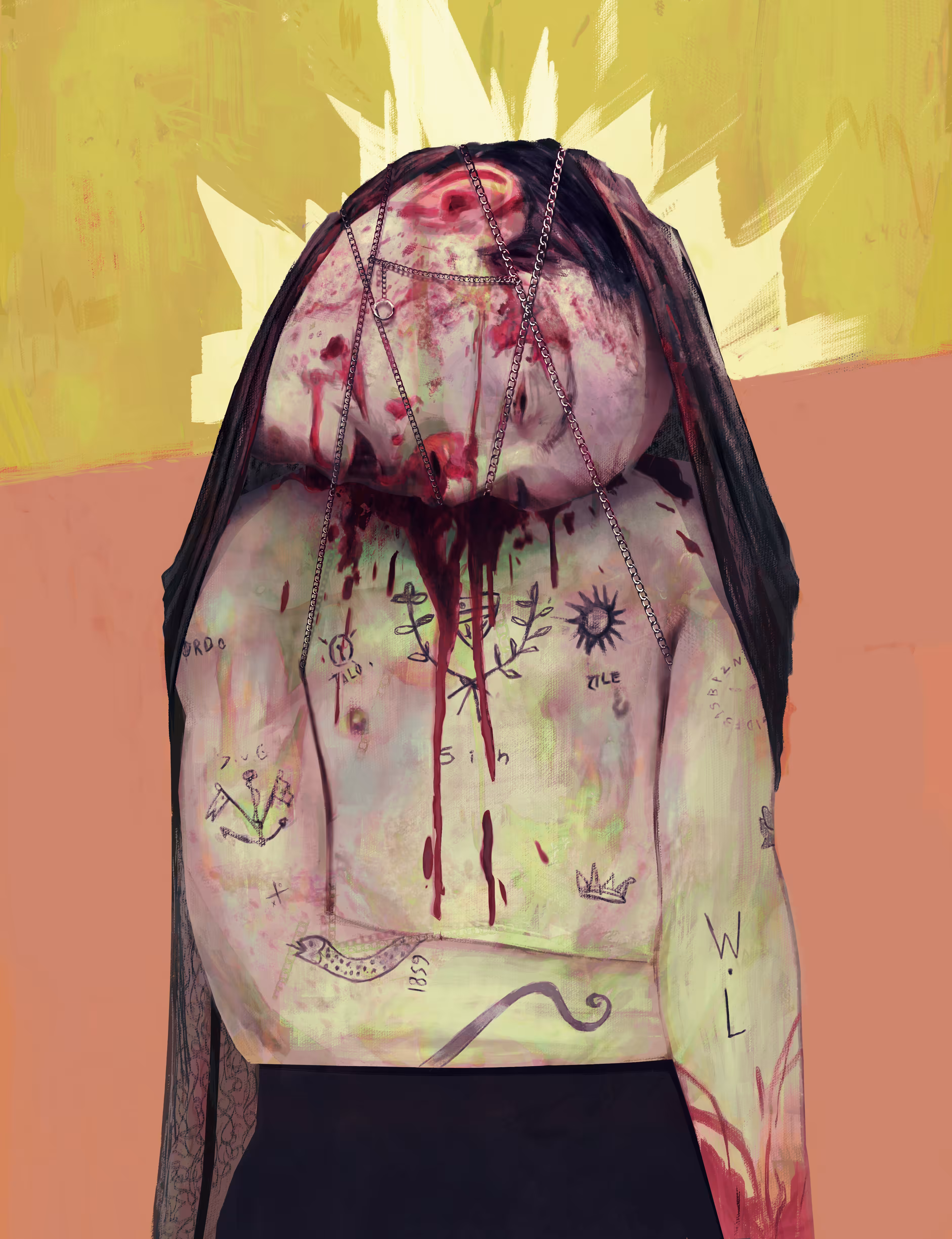 the head of Sin