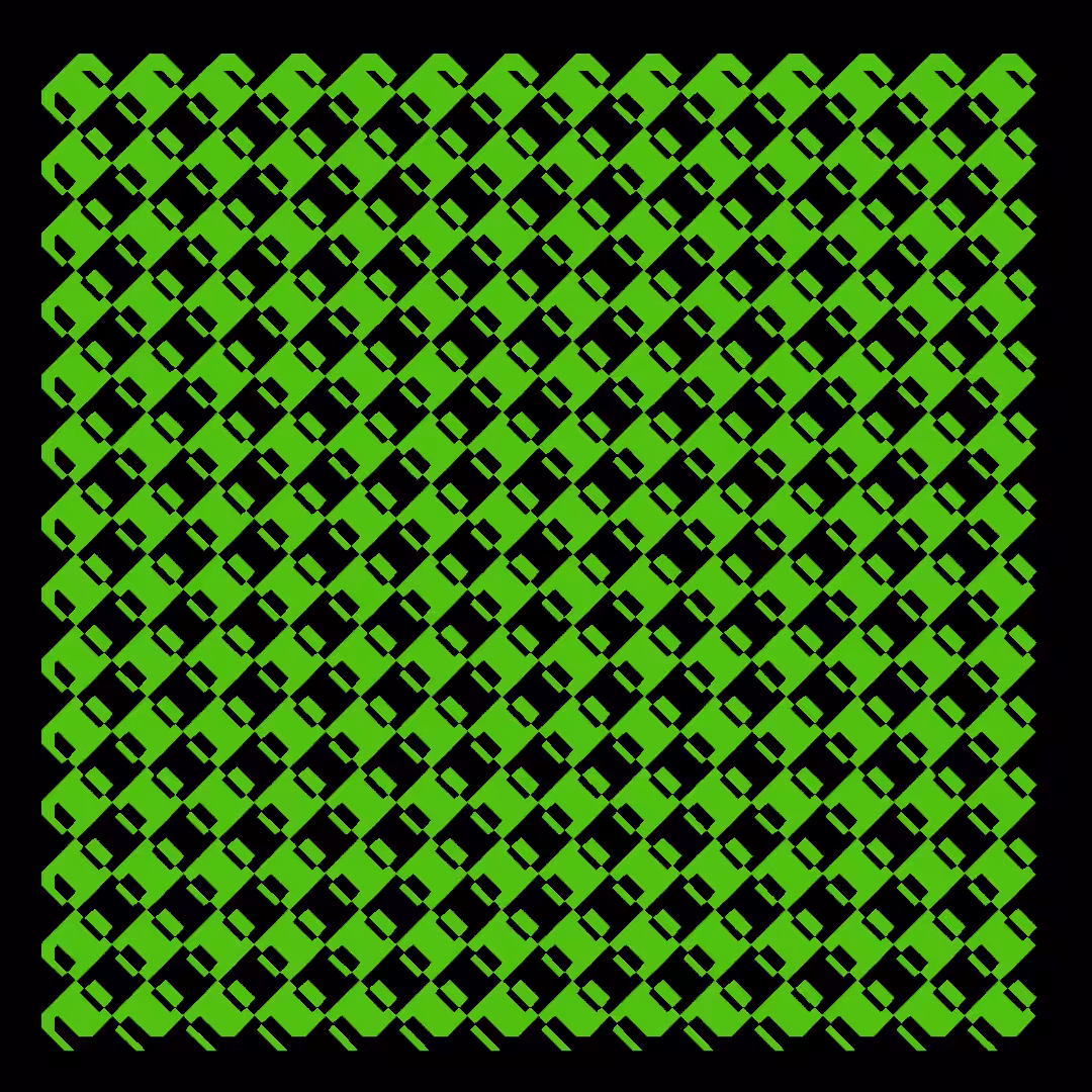 code grid #5 GREEN
