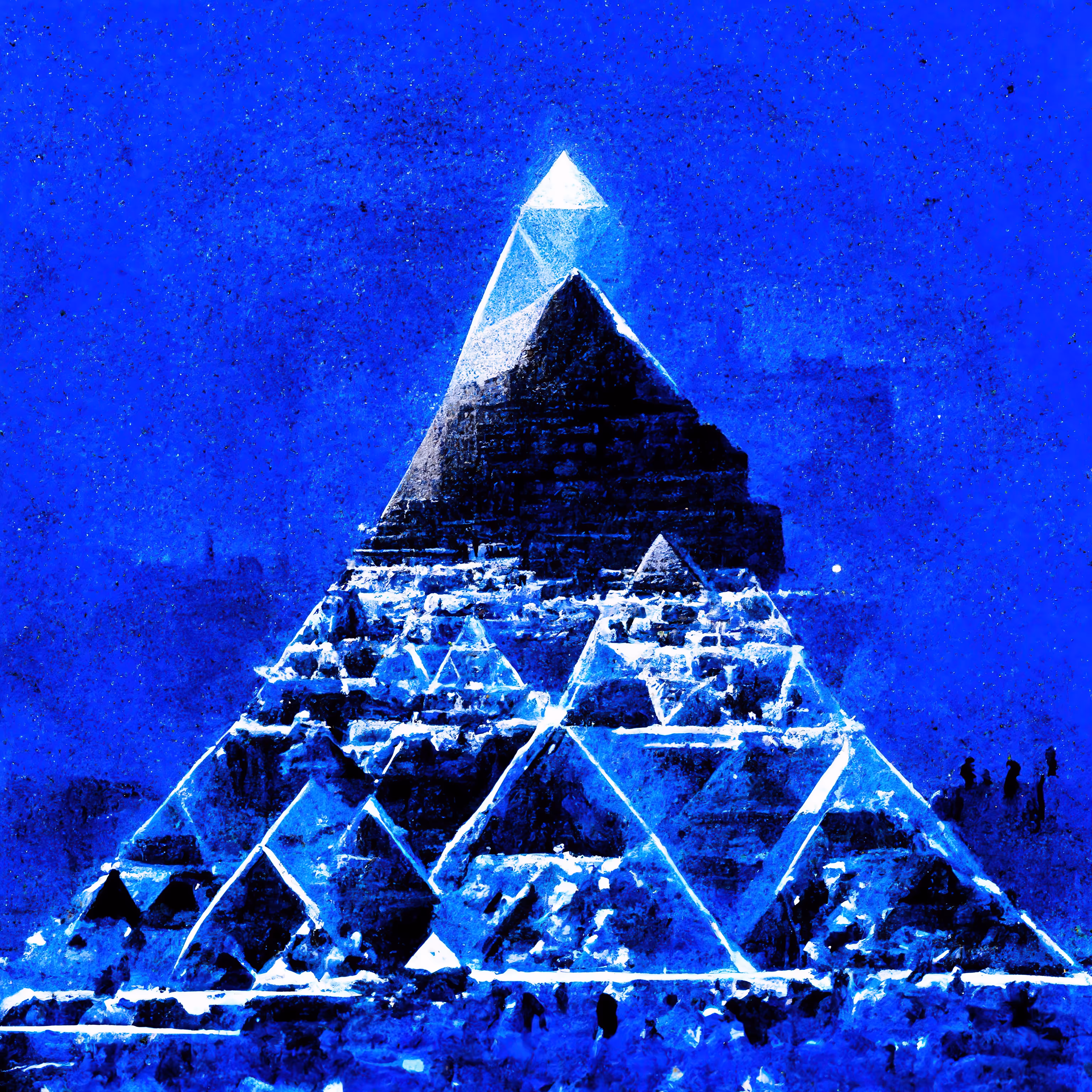 Turned into blue colored prisms: Turned◦into◦blue◦#5