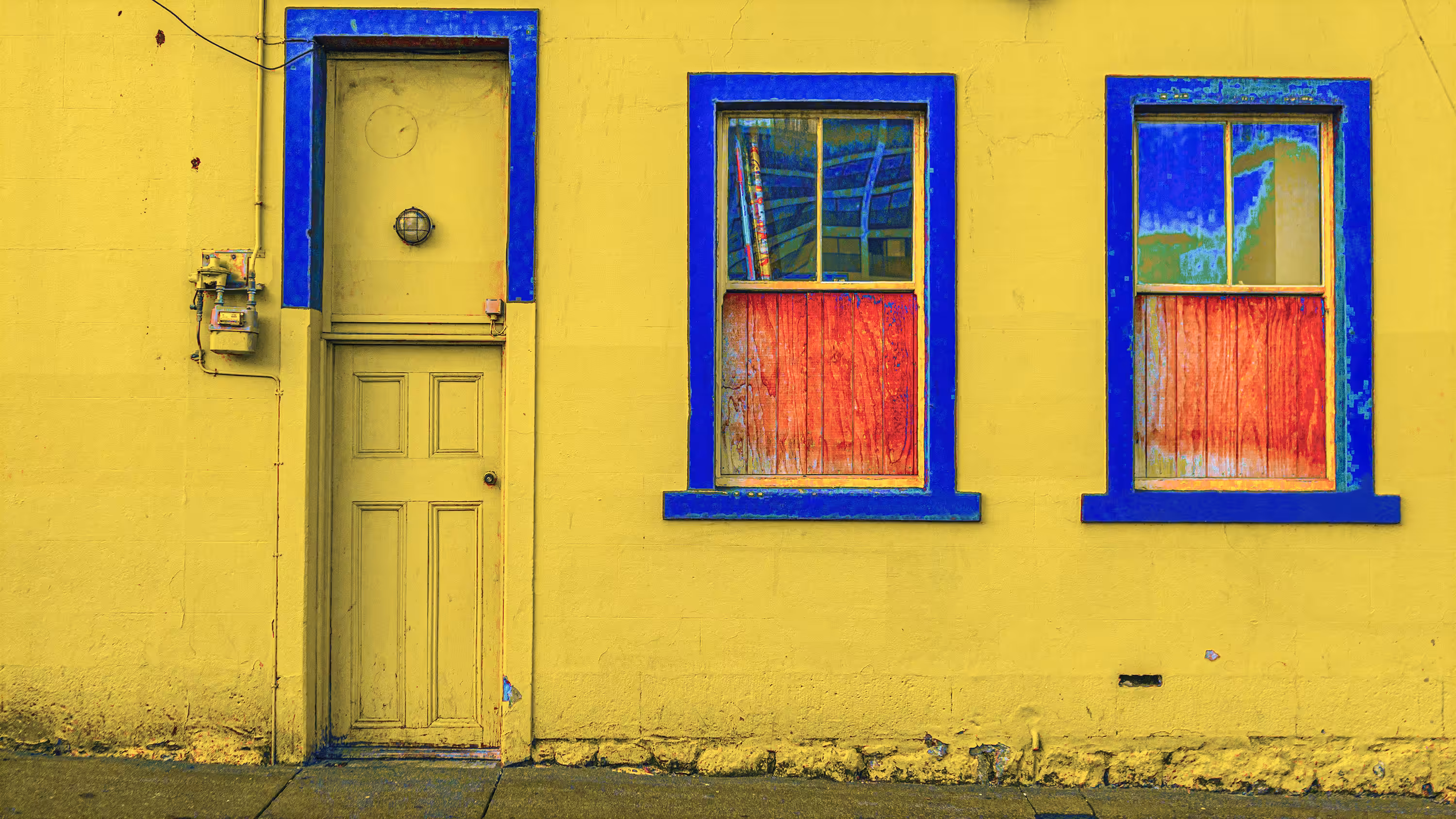 Yellow house
