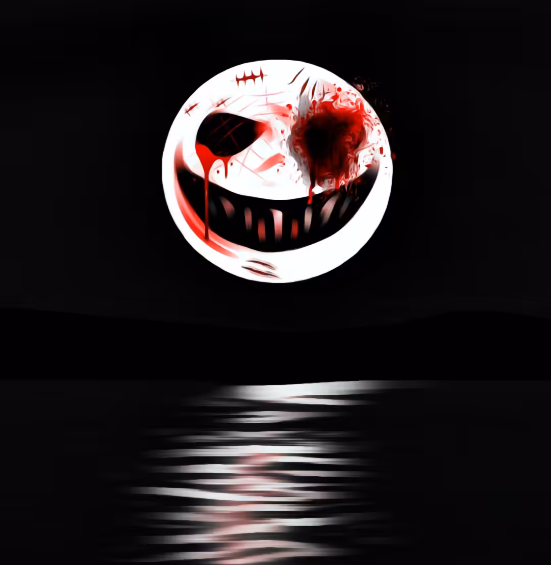 SPOOKY MOON #35 "Injured Moon"