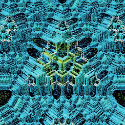 Colorful cubic sponge forms #96