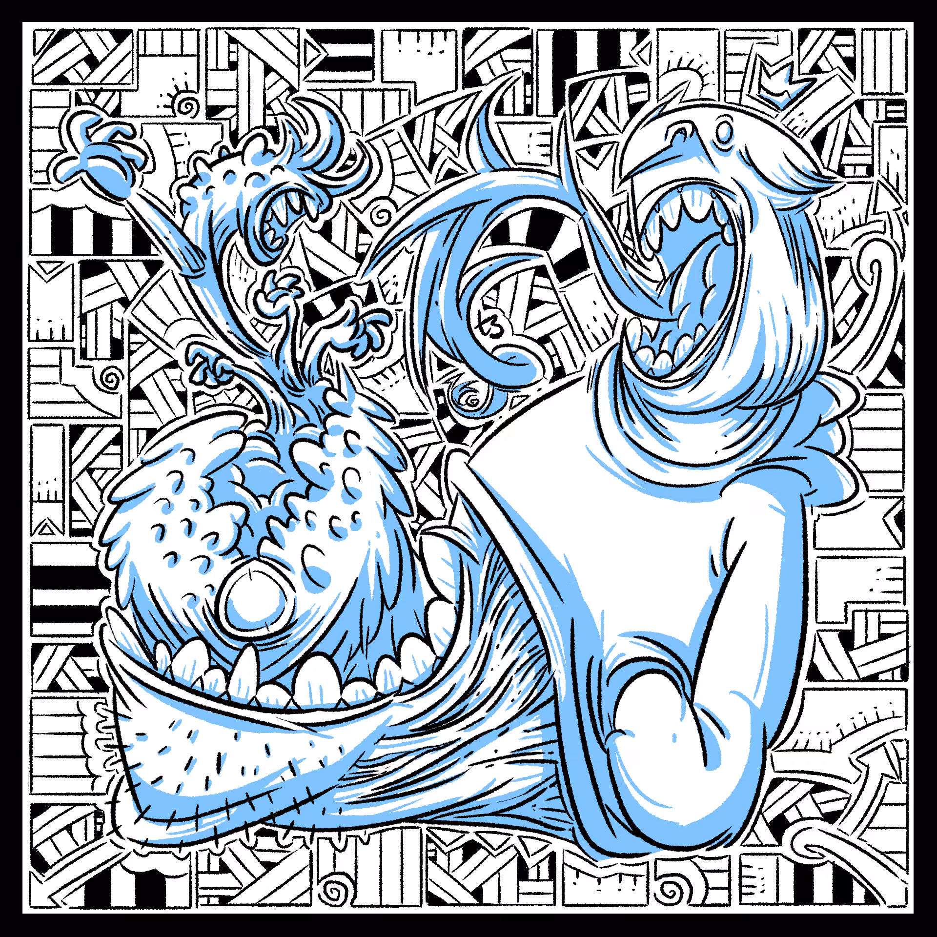 Creature 027 Lineart