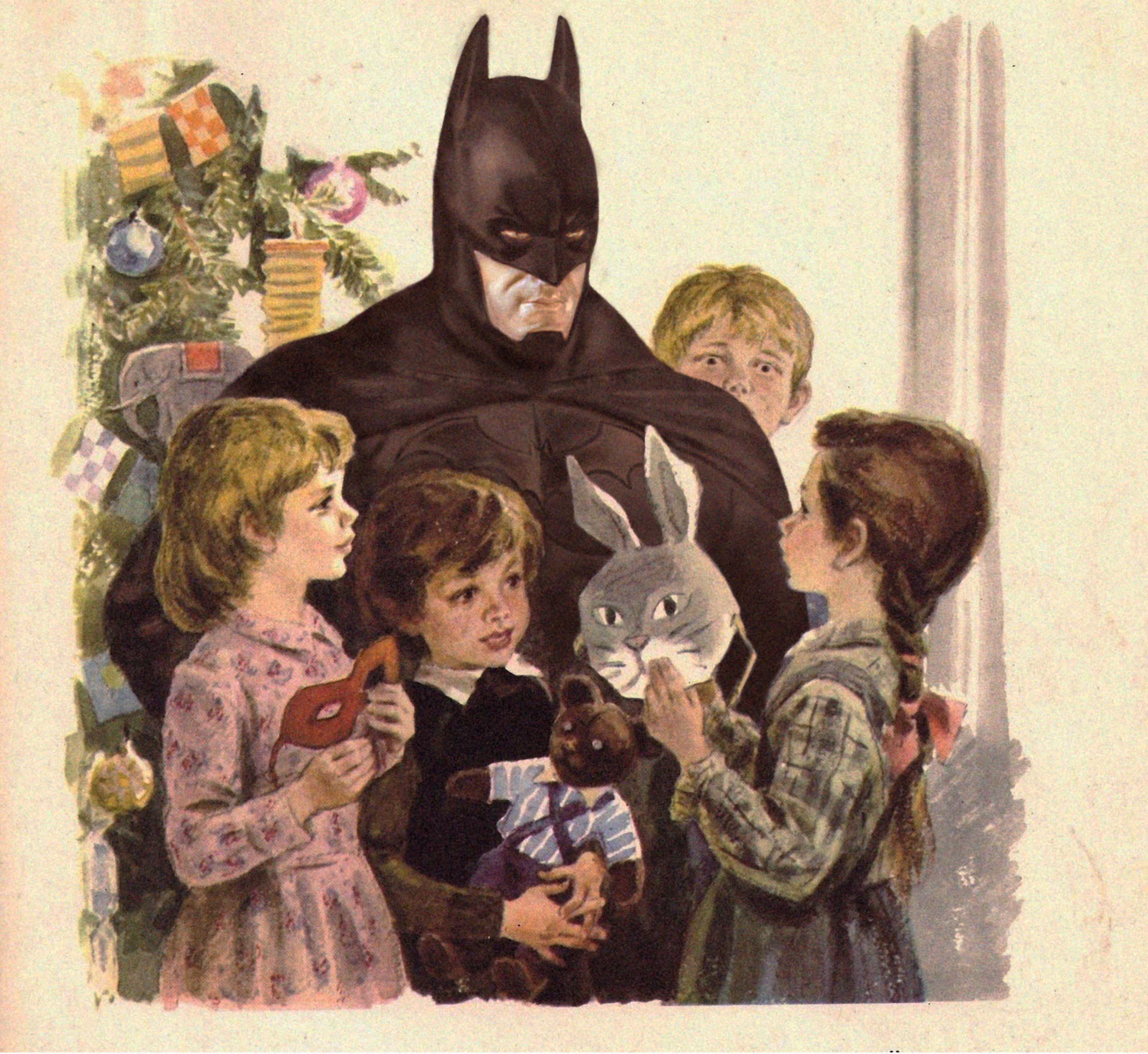 Batman and children
