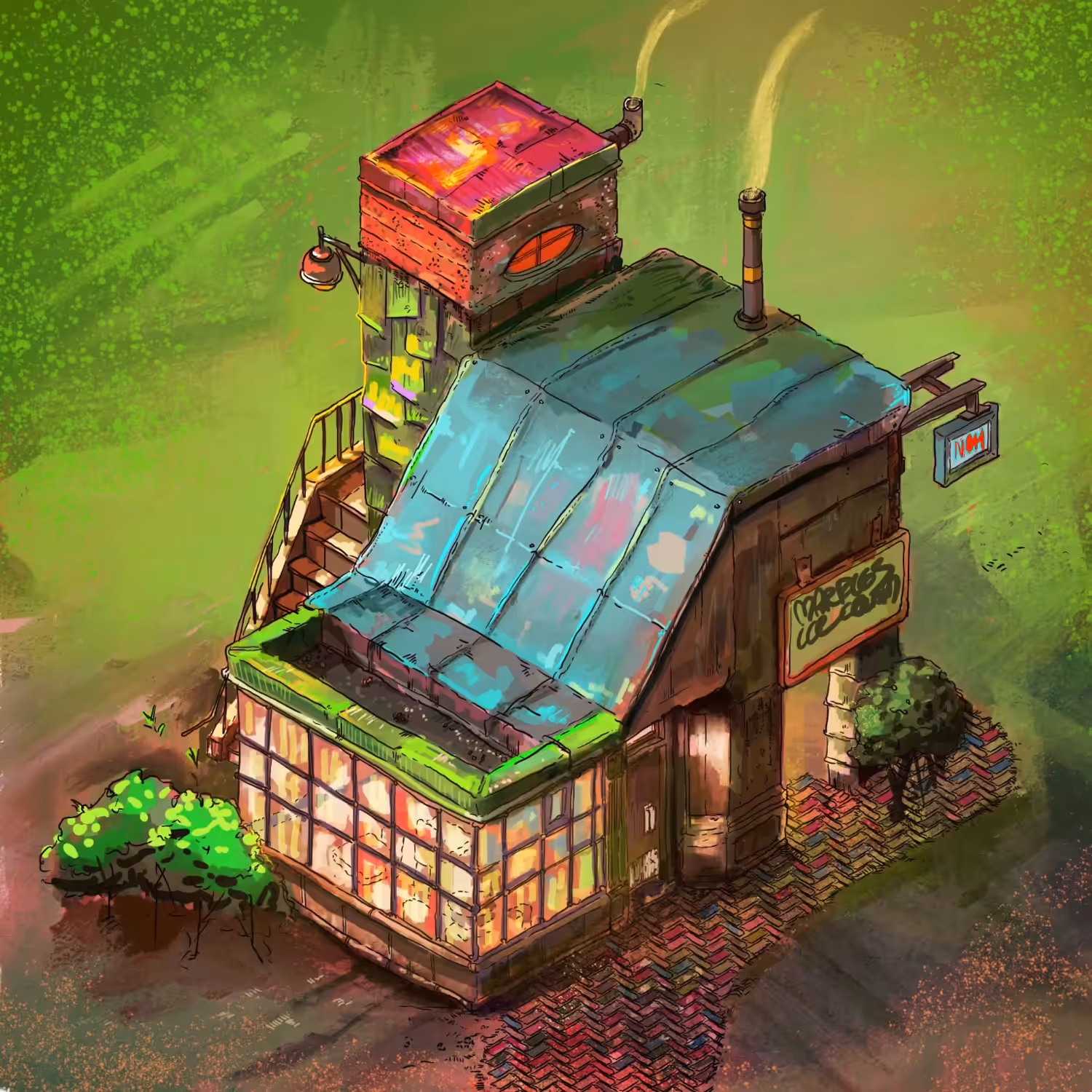 Industrial Cafe