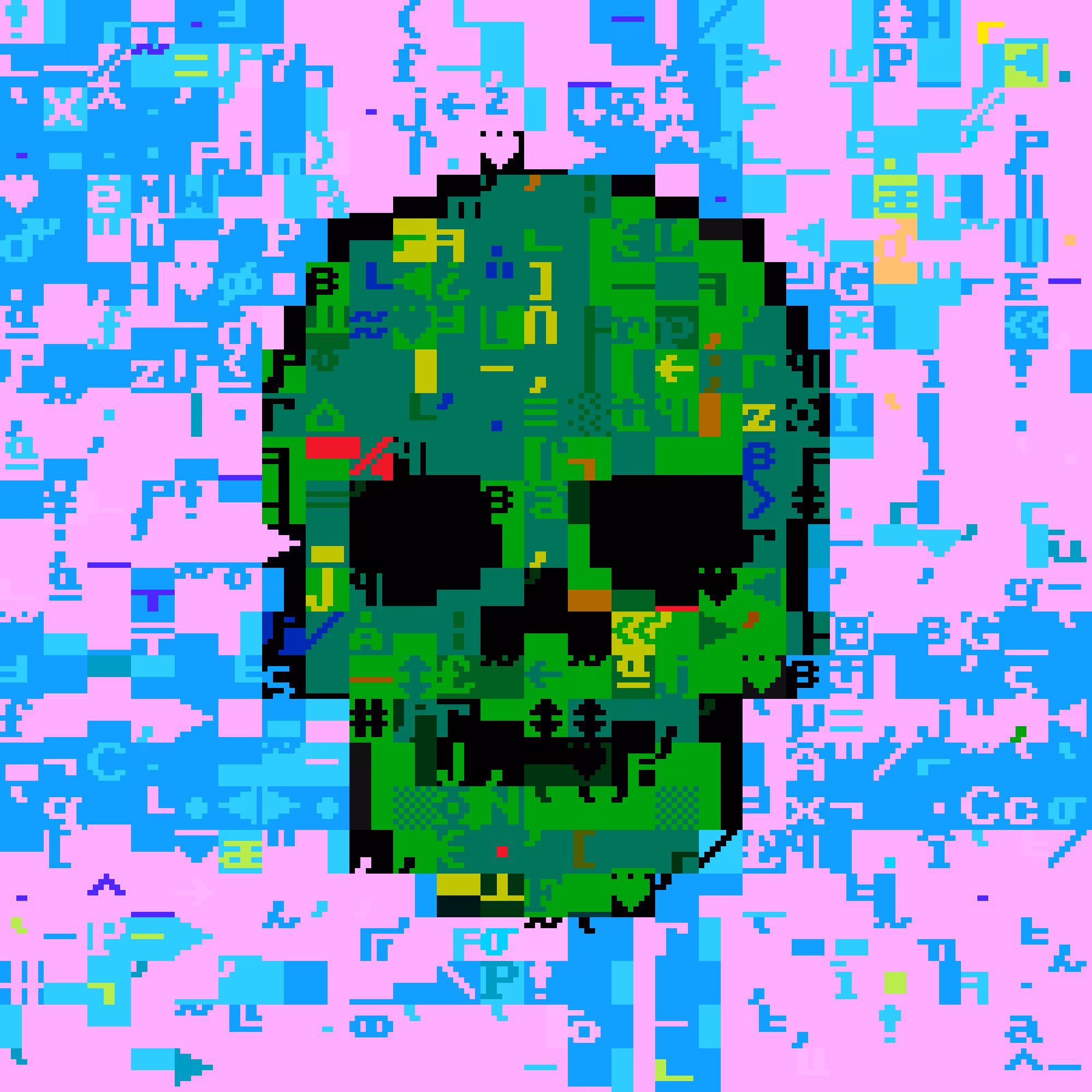 DOS Skull 0493