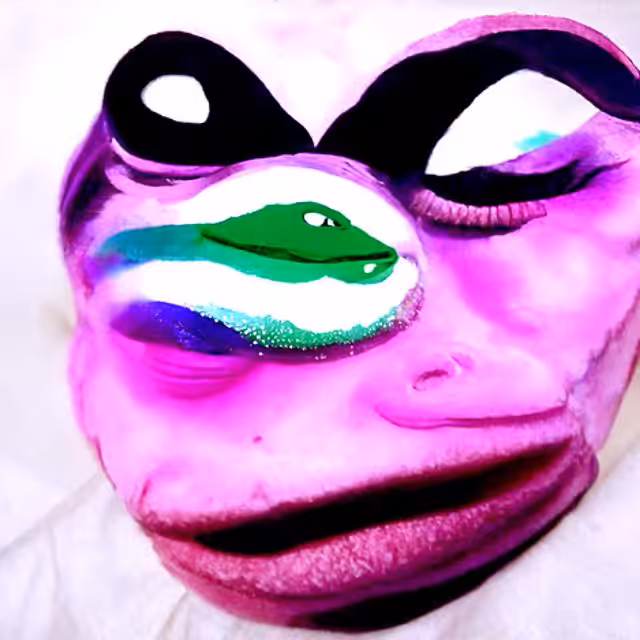 Rare Pepe makeup tutorial on MDMA