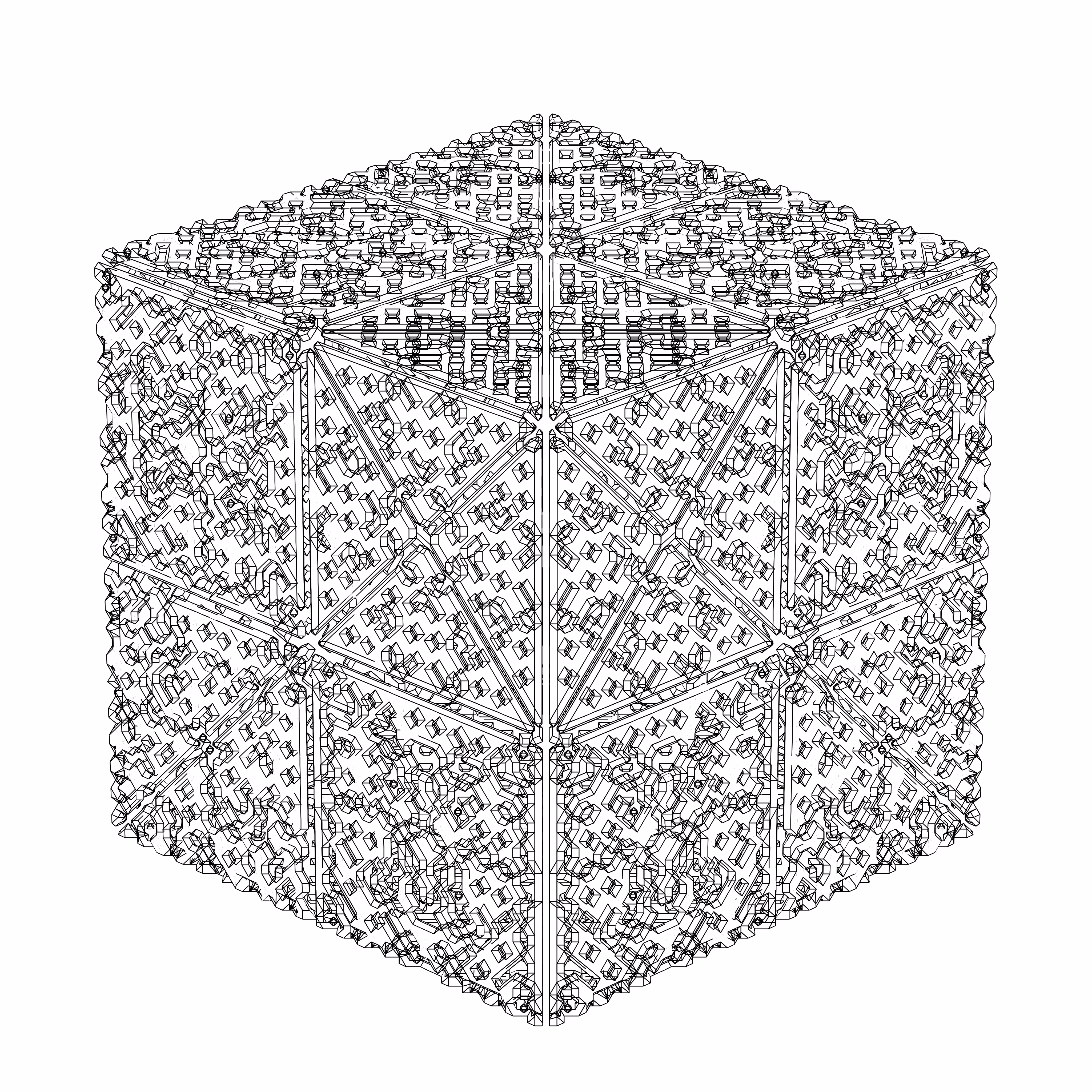 LL21 Alien Art Cube #349