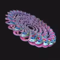 3D pinwheel #108 Cosmic Flow