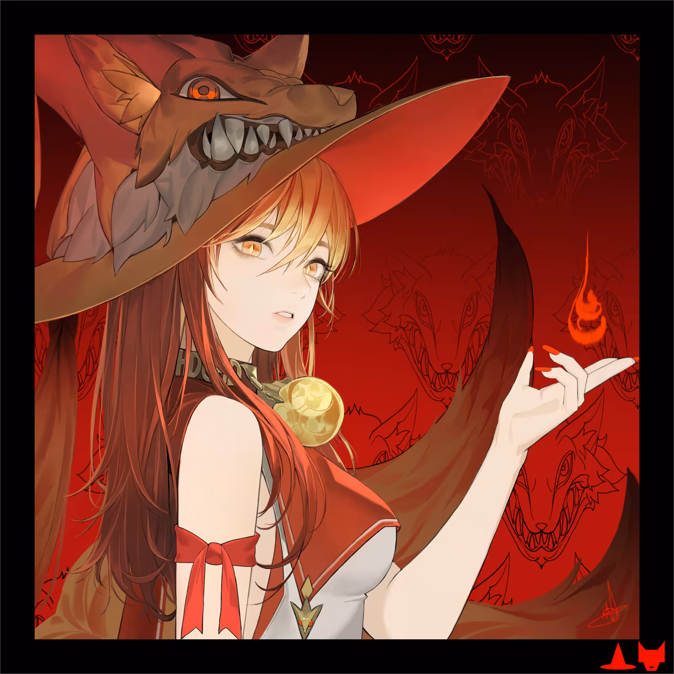 Red fox witch